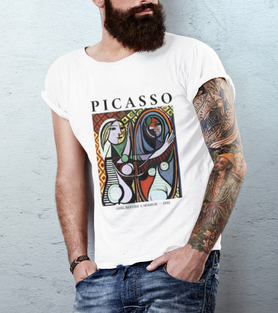 Pablo Picasso Girl Before A Mirror Painting T-Shirt