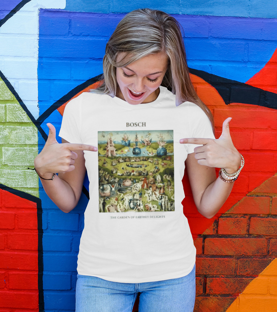 Bosch The Garden Of Earthly Delights Painting T-Shirt