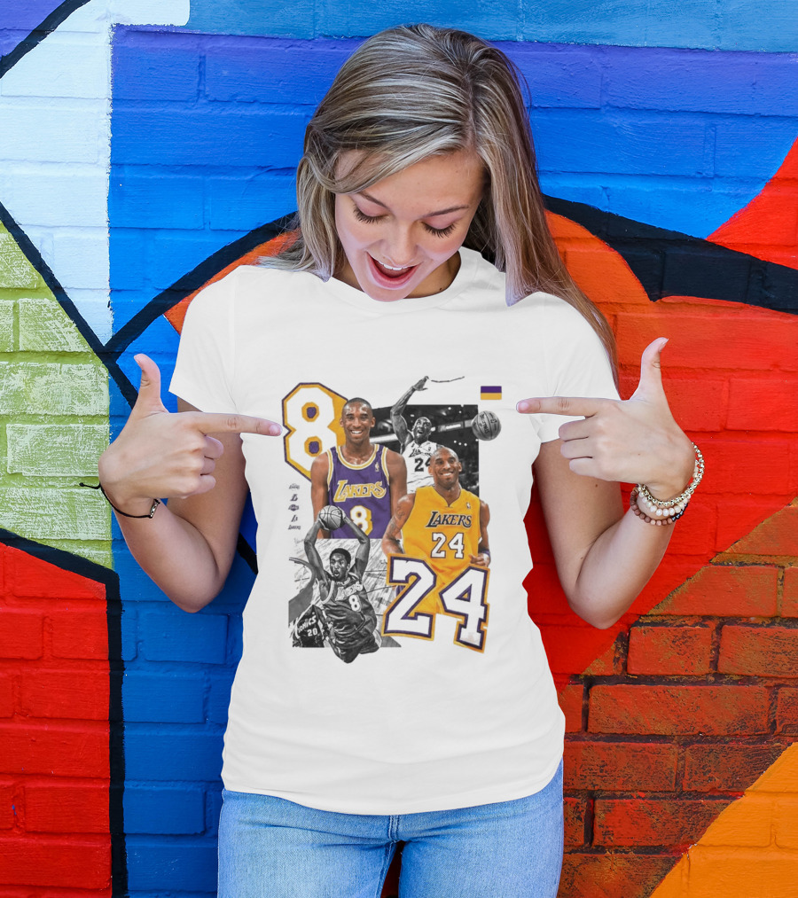 Kobe Bryant Los Angeles Lakers 8 24 Mamba Day T-Shirt