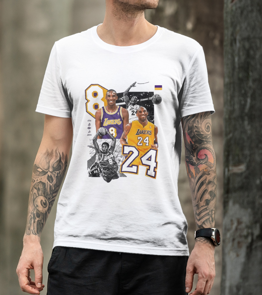 Kobe Bryant Los Angeles Lakers 8 24 Mamba Day T-Shirt