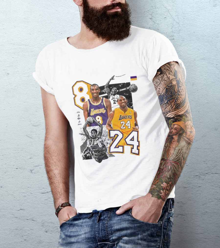 Kobe Bryant Los Angeles Lakers 8 24 Mamba Day T-Shirt