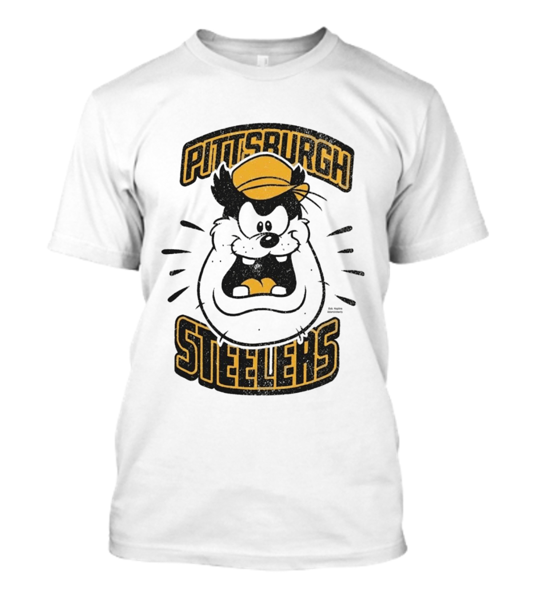 Pittsburgh Steelers Pete Character Yellow Hat T-Shirt