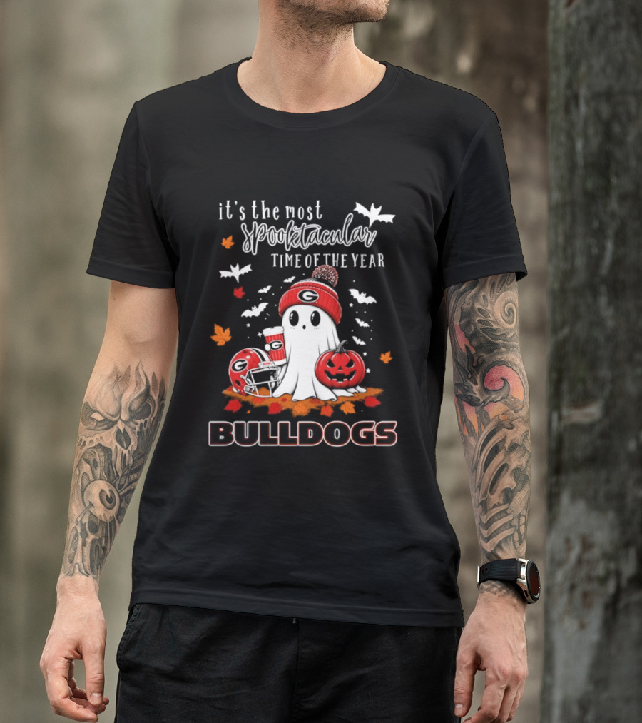 Georgia Bulldogs Halloween Ghost Wonderful Time Football Fan 2026 T-Shirt