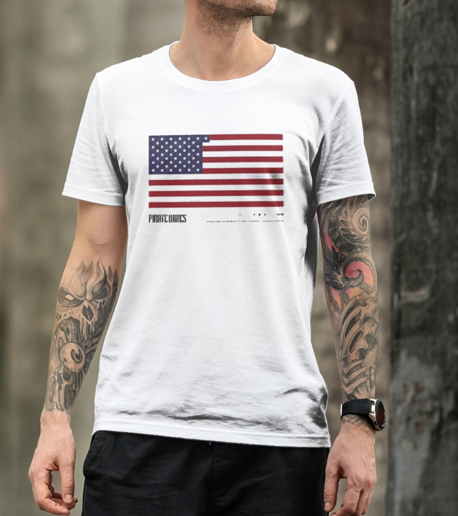 Pirate Wires Moon Should Be A State US Flag T-Shirt