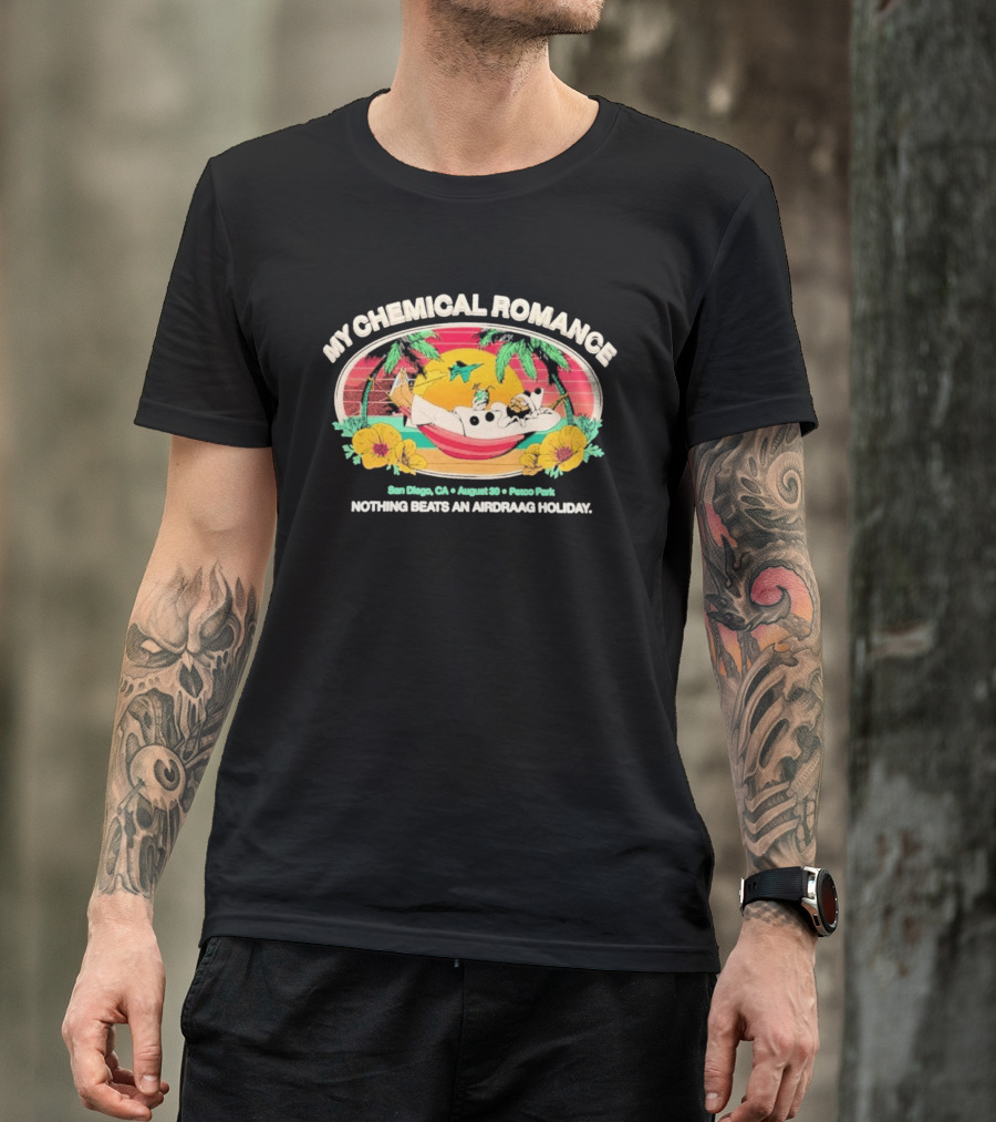 My Chemical Romance San Diego August 20 Arena Park Airdraag Holiday T-Shirt