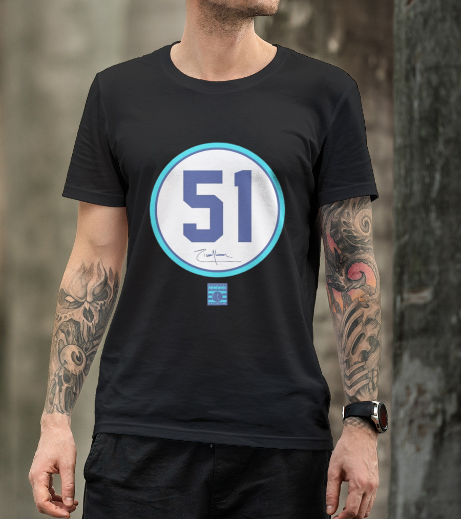 Randy Johnson Seattle Mariners 51 2015 National Baseball Hall Of Fame Induction T-Shirt