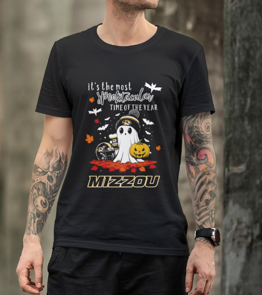 Mizzou Tigers Halloween Ghost 2026 It's The Most Spooktacular Time Of The Year T-Shirt