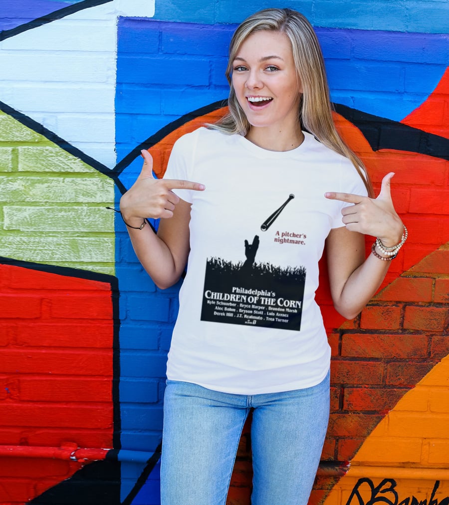 Philadelphia Phillies A Pitcher's Nightmare Children Of The Corn T-Shirt