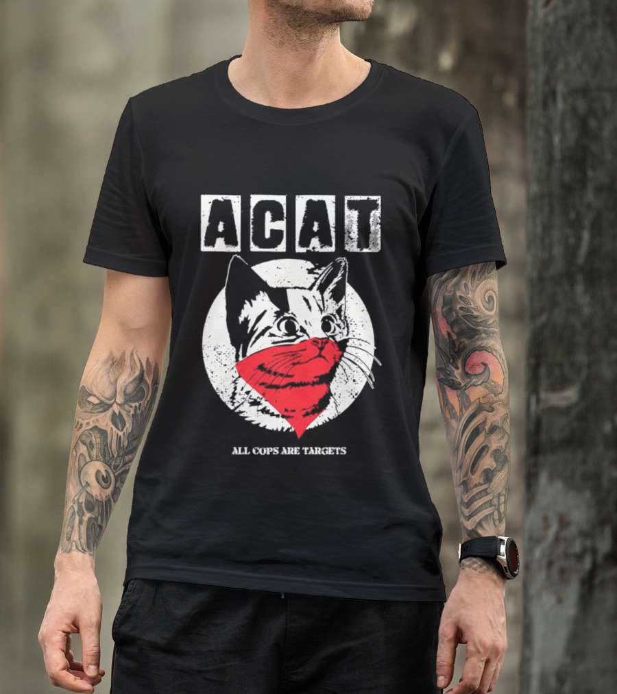 ACAT All Cops Are Targets Cat Bandana T-Shirt