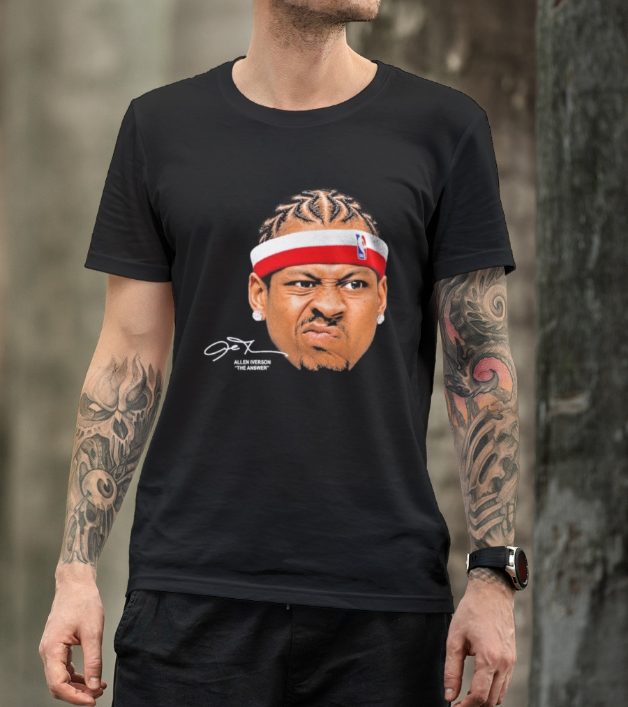 Allen Iverson The Answer NBA Headband T-Shirt