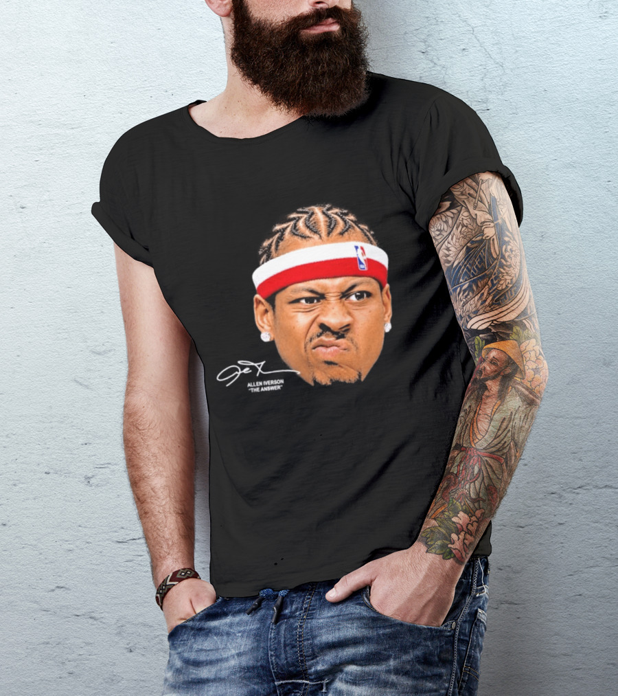 Allen Iverson The Answer NBA Headband T-Shirt