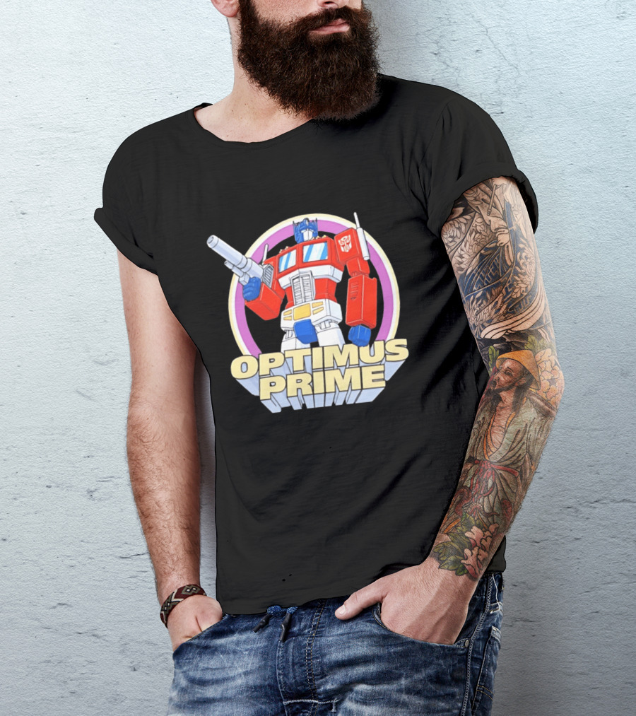 Optimus Prime Classic Animation Retro 80s T-Shirt