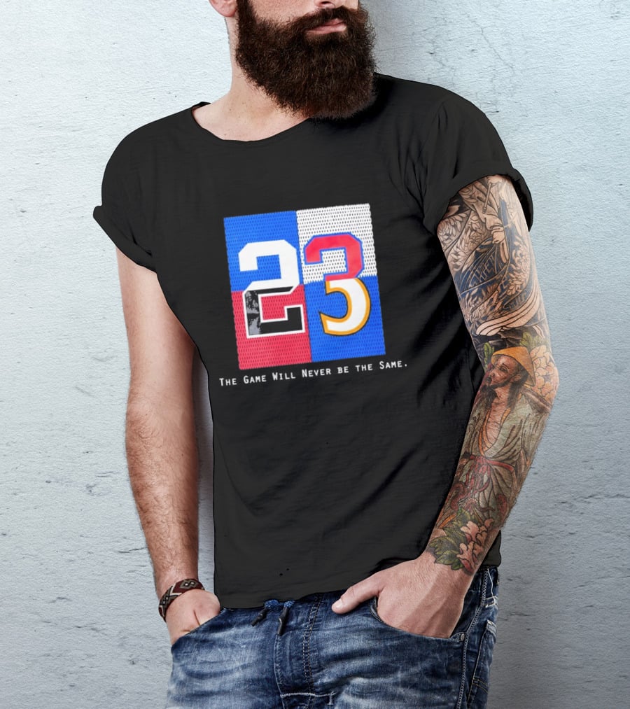 Shota Imanaga 23 The Game Will Never Be The Same Colorful Number Mashup T-Shirt