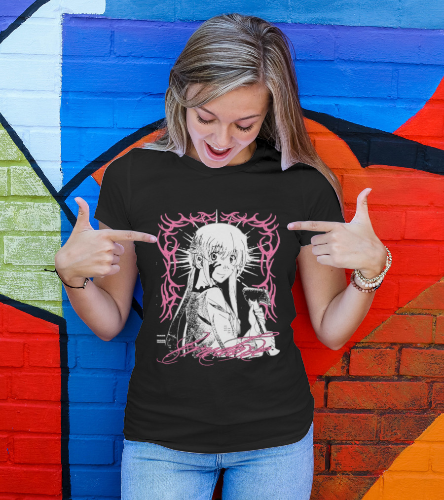Awesome Yuno Gasai True Love Future Diary Anime Romantic Fan Favorite T-Shirt