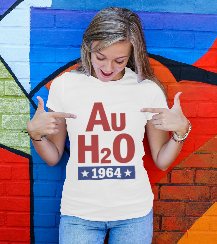 Au H2O 1964 Barry Goldwater Chemistry Political Campaign T-Shirt