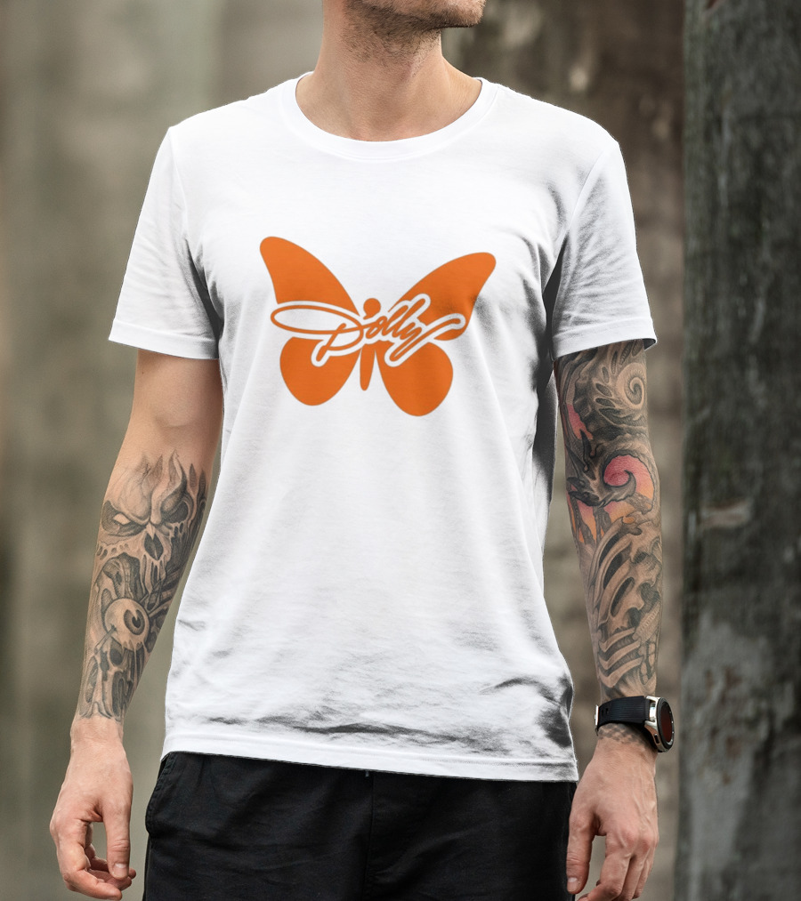 Dolly Parton Butterfly Orange Country Legend T-Shirt