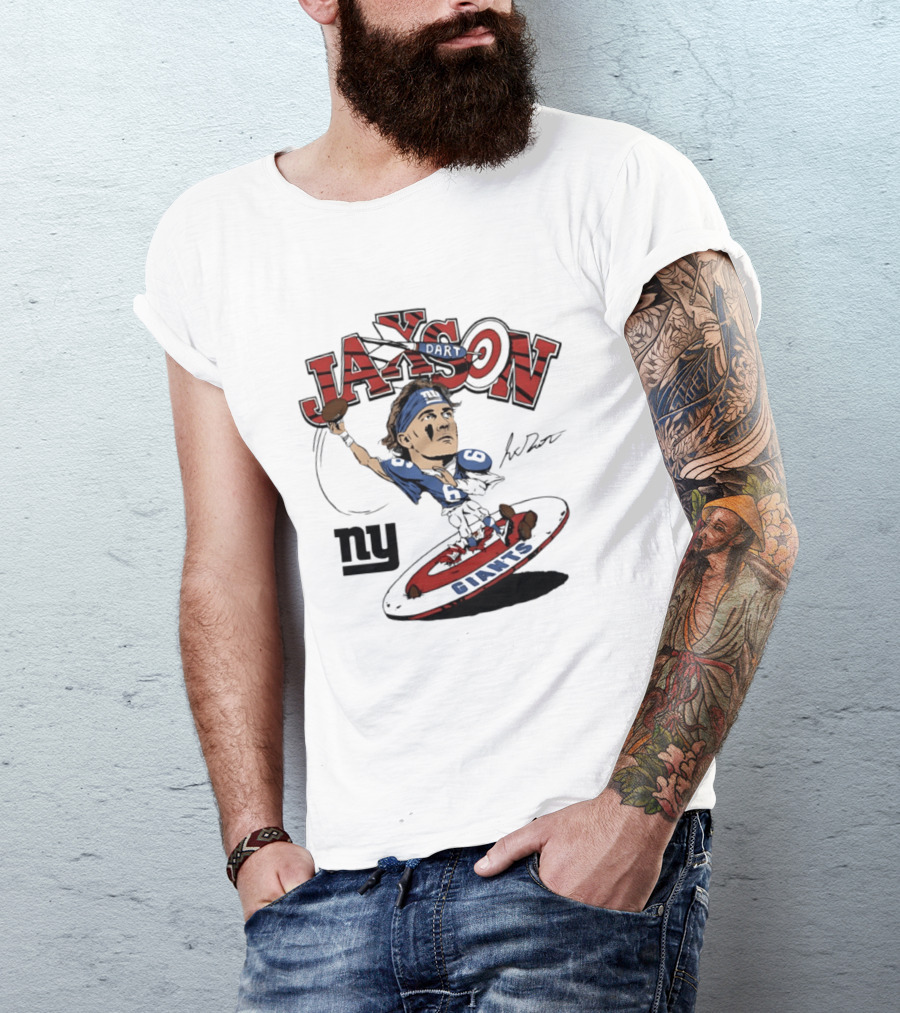 Jaxson New York Giants Football Caricature Ny Giants T-Shirt