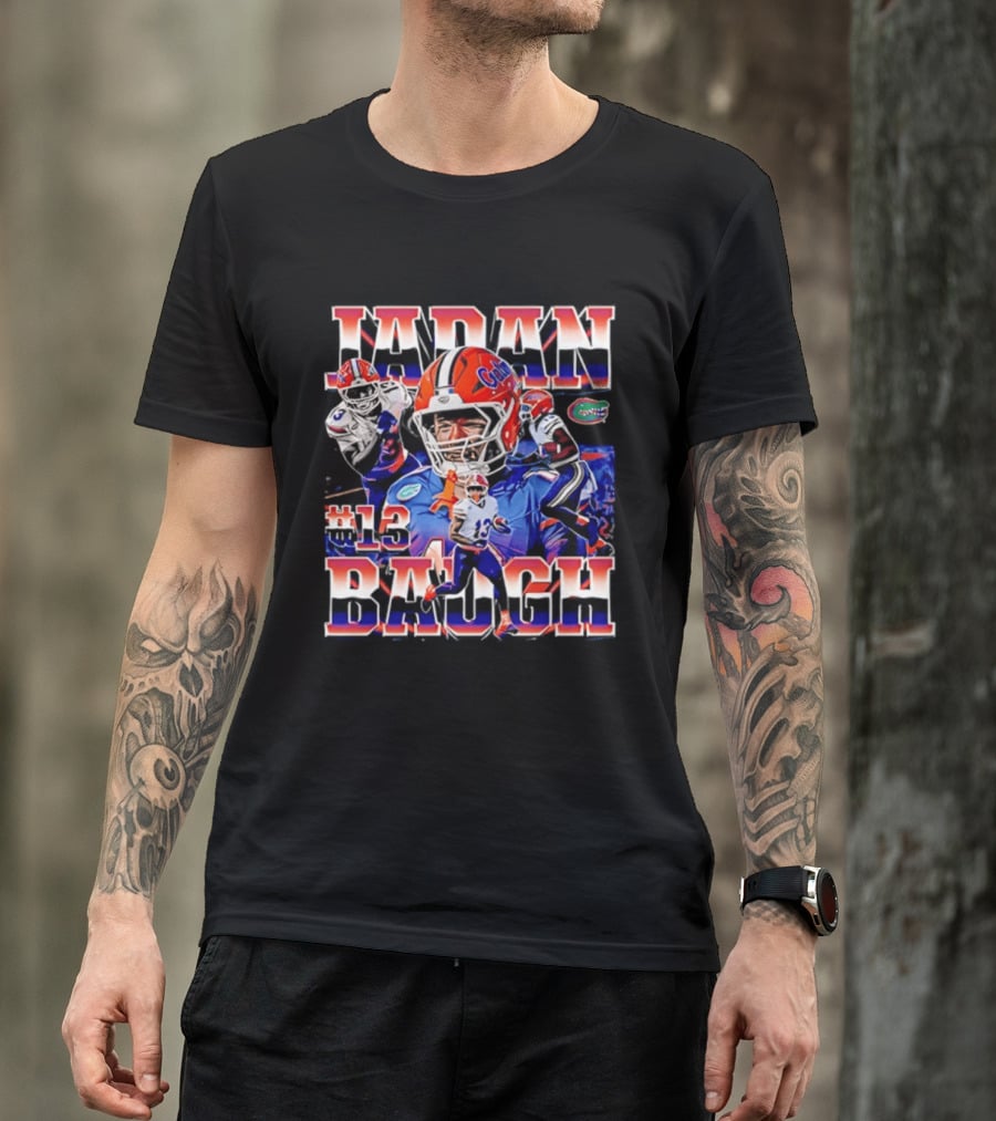 Jadan Baugh Florida Gators #13 NCAA Football Player Collage T-Shirt