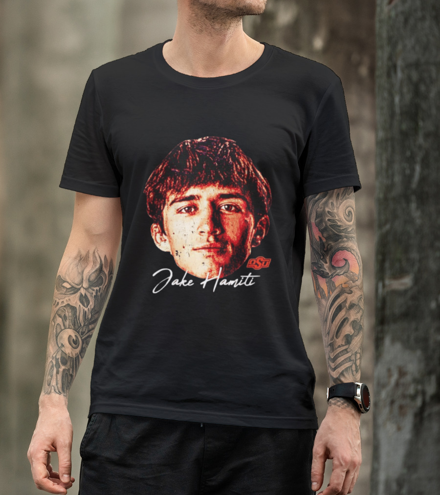 Jake Hamiti Oklahoma State Wrestling OSU Swag T-Shirt