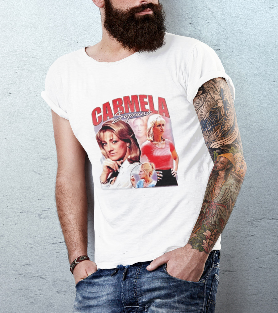 Carmela Soprano Character Collage T-Shirt