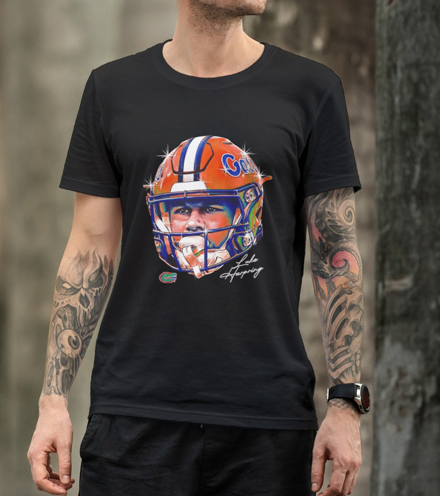 Florida Gators NCAA Football Helmet Swag Head T-Shirt