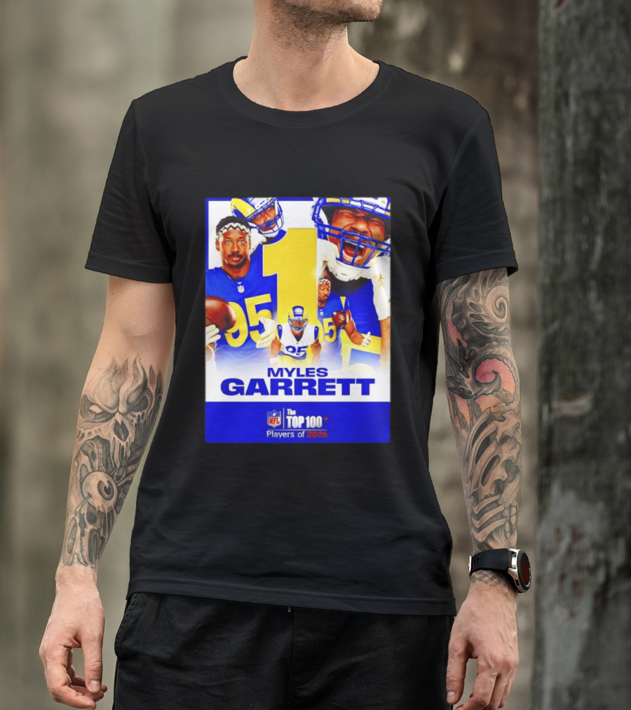 Myles Garrett Rams NFL Top 100 Players 2026 T-Shirt