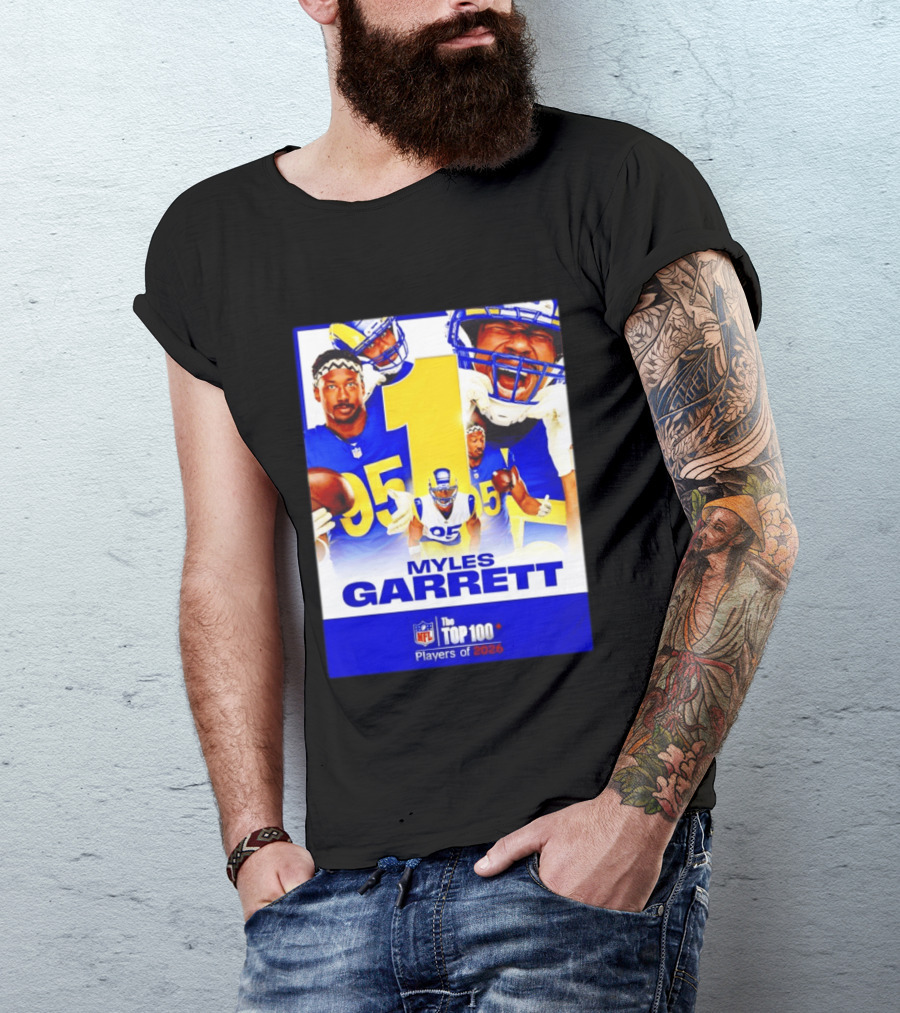 Myles Garrett Rams NFL Top 100 Players 2026 T-Shirt