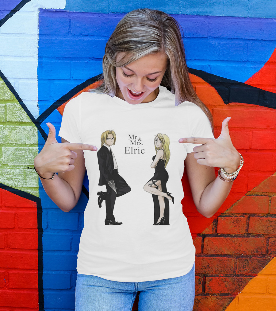 Edward Elric And Winry Rockbell Mr. And Mrs. Elric T-Shirt