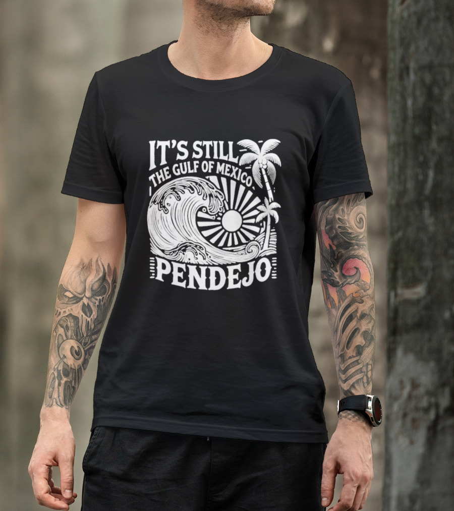 It's Still The Gulf Of Mexico Pendejo Wave Palm Sun T-Shirt