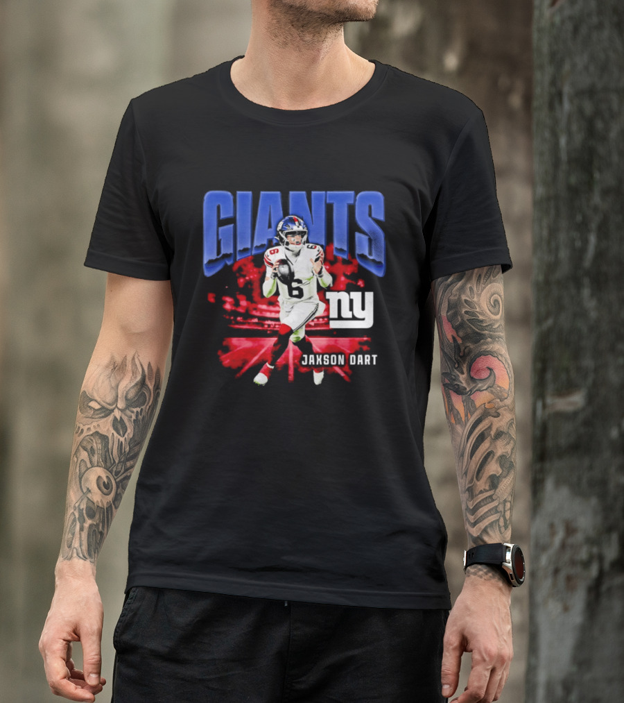 Jaxson Dart New York Giants Football Giants Ny T-Shirt