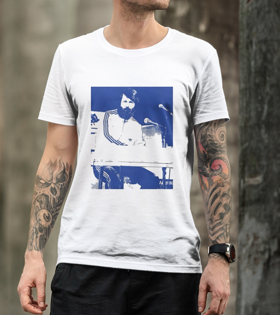 Brian Wilson Piano Microphone Live Performance T-Shirt