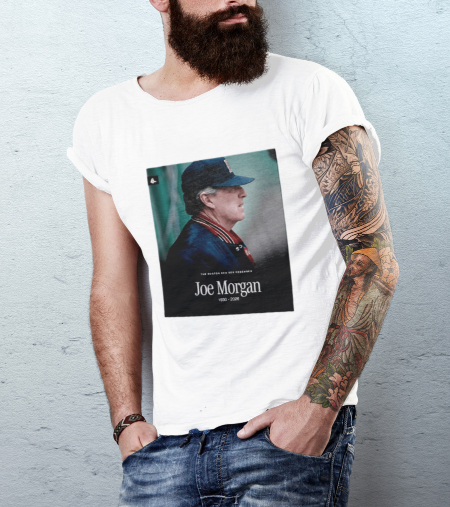 Boston Red Sox Honor Joe Morgan 1930 2026 MLB Memoriam T-Shirt