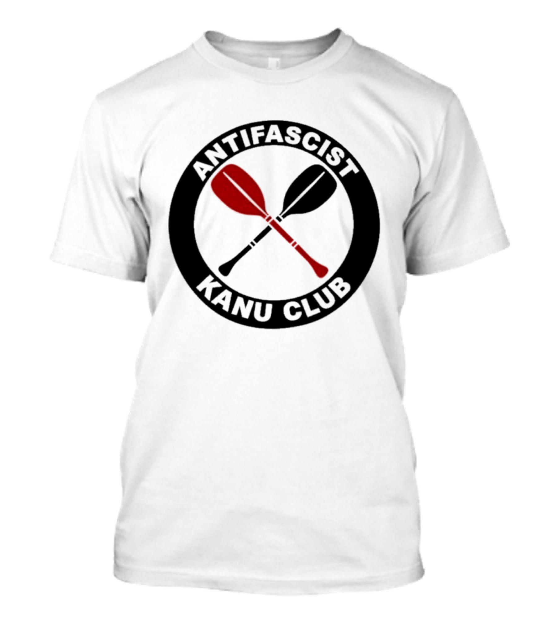 Antifascist Kanu Club Paddles T-Shirt