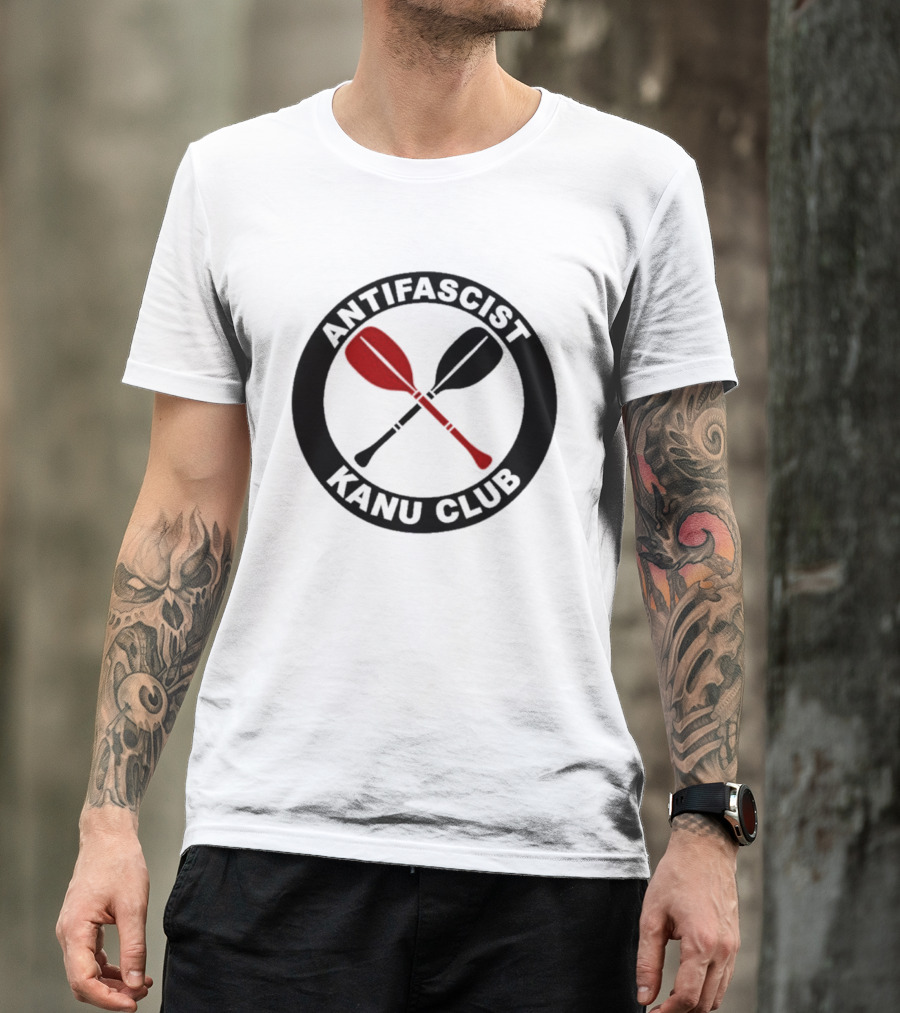 Antifascist Kanu Club Paddles T-Shirt