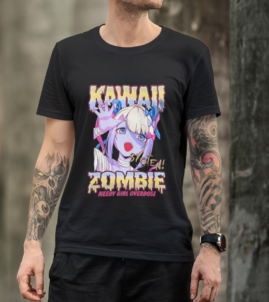 Kangel Needy Girl Overdose Kawaii Syoten Zombie Anime T-Shirt