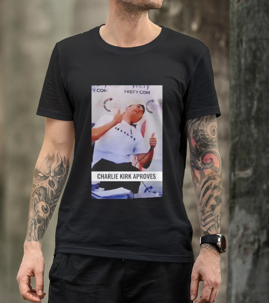 Charlie Kirk Freedom Turning Point USA Parody Approves T-Shirt