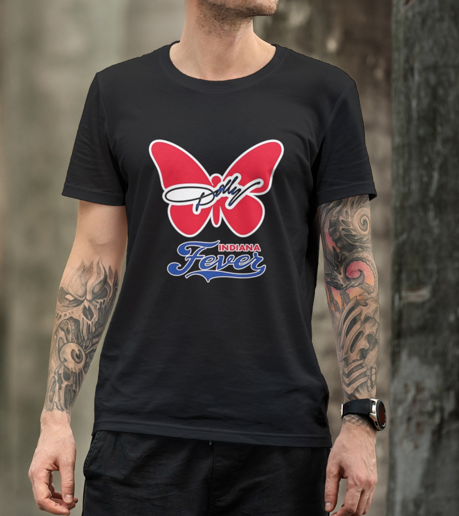 Indiana Fever Women's Basketball Dolly Parton Butterfly Collaboration T-Shirt