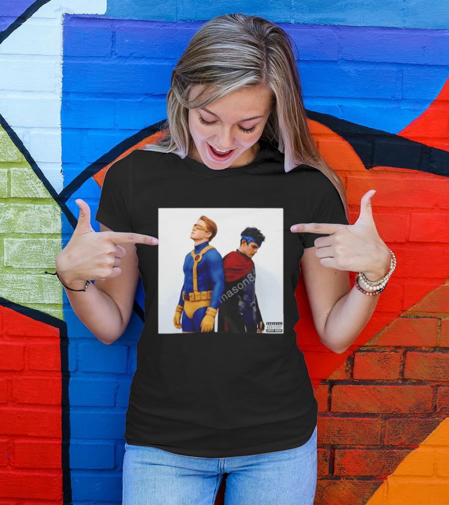 Cyclops And Wiccan Heartstopper X Men Comic Collaboration T-Shirt