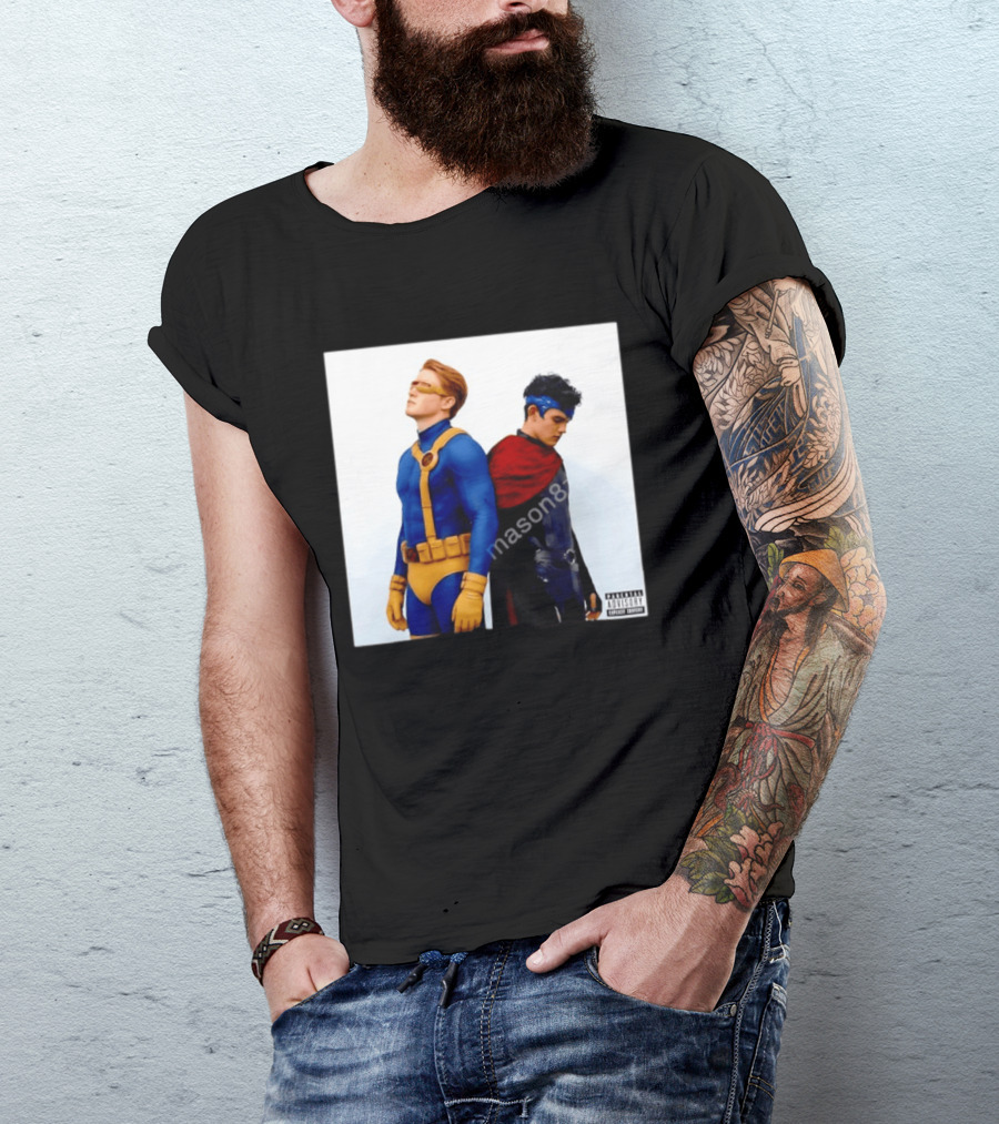 Cyclops And Wiccan Heartstopper X Men Comic Collaboration T-Shirt