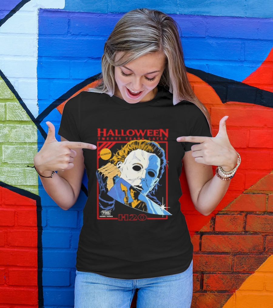 Halloween Twenty Years Later H20 Michael Myers Laurie Strode T-Shirt