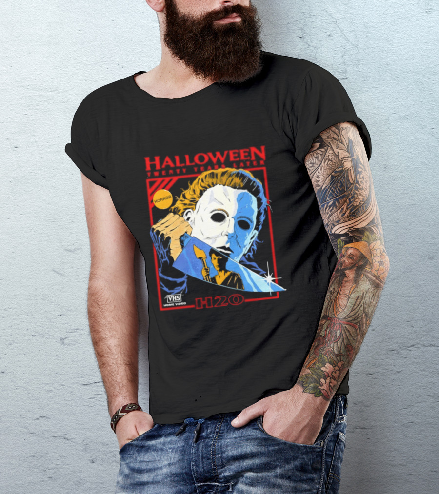 Halloween Twenty Years Later H20 Michael Myers Laurie Strode T-Shirt