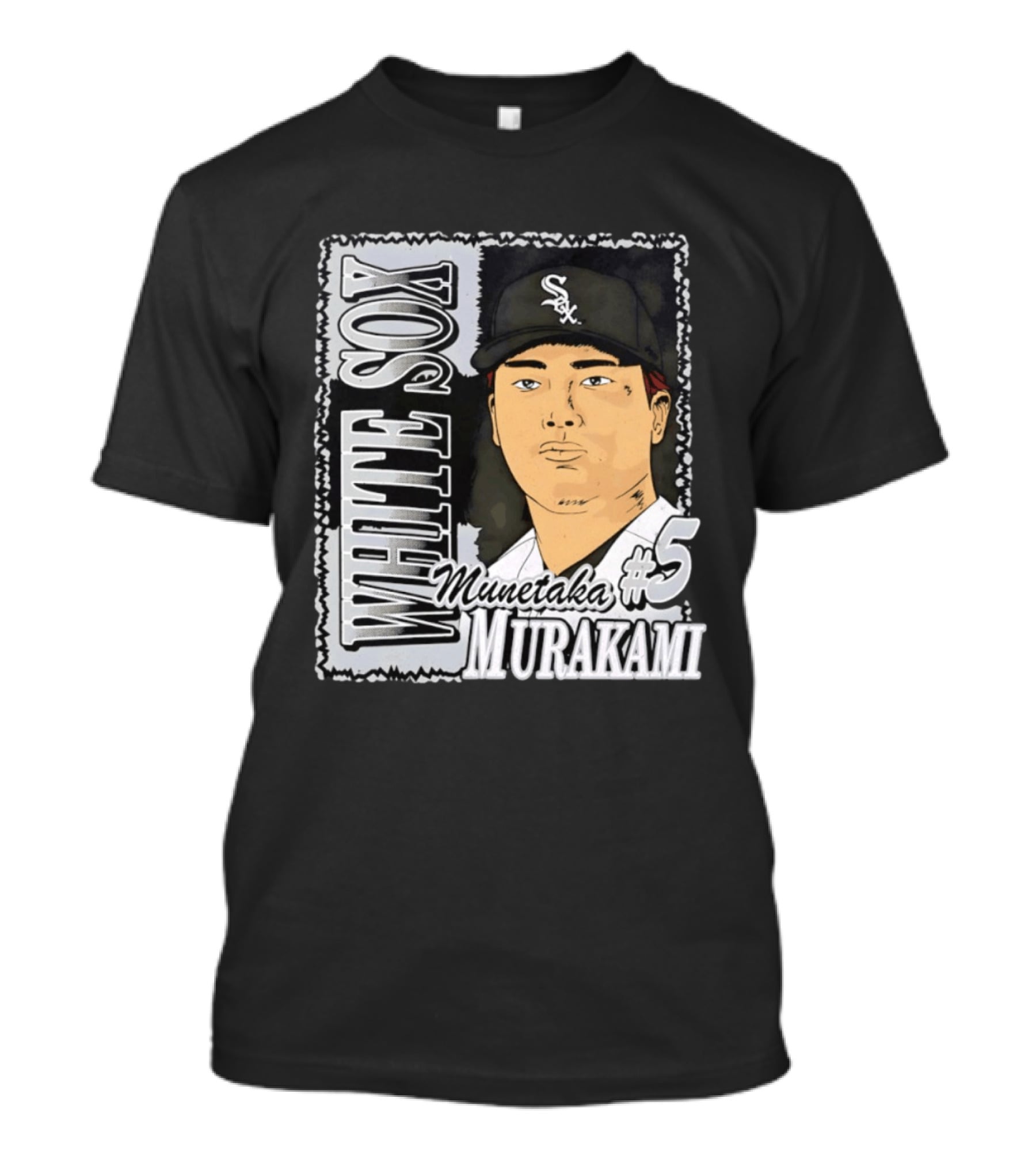 Munetaka Murakami #5 White Sox Baseball T-Shirt