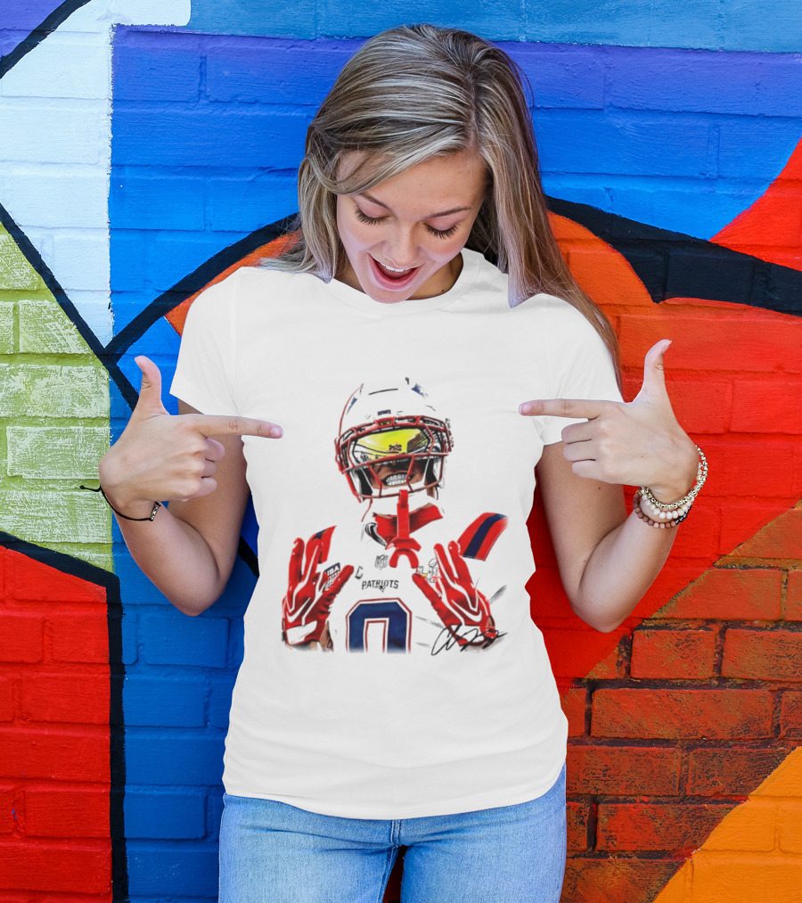 New England Patriots Christian Gonzalez Gonzo Player Number 6 T-Shirt