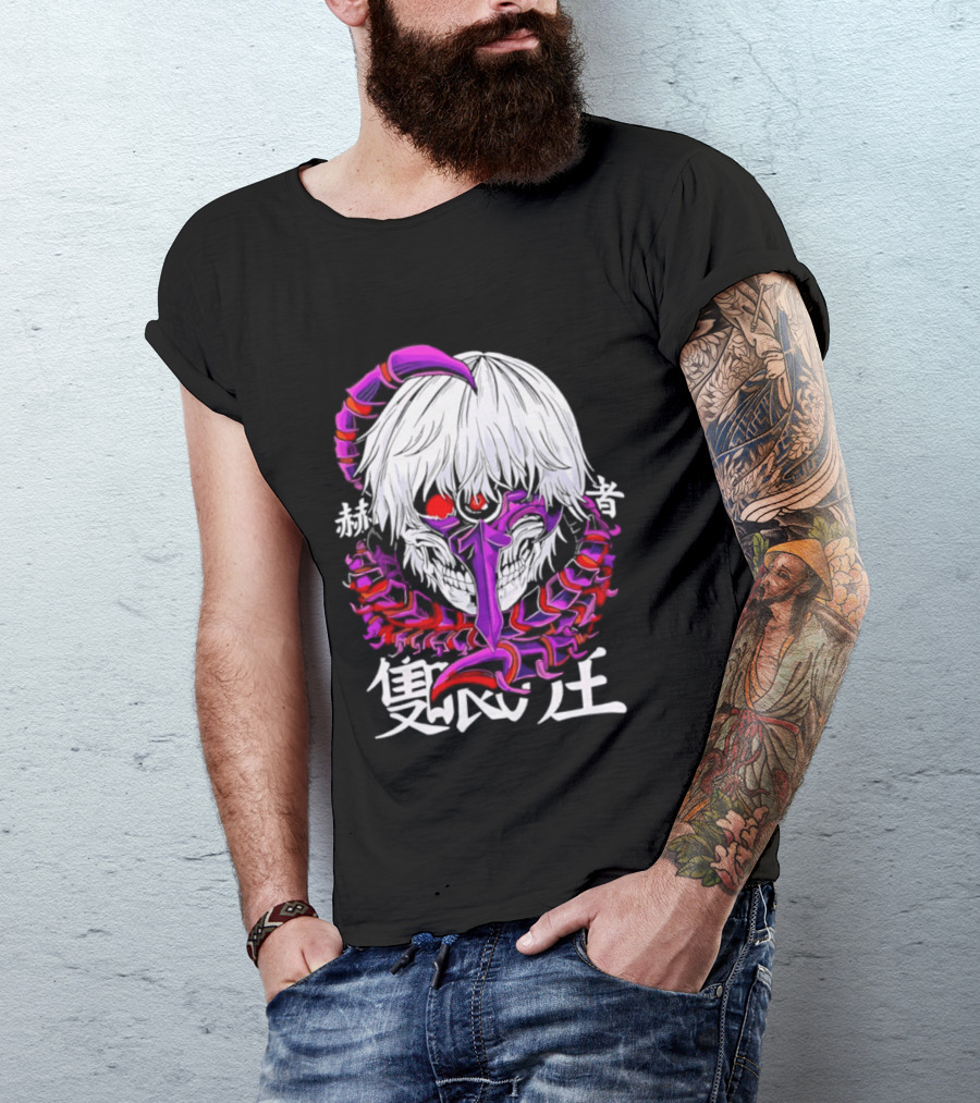 Tokyo Kaneki Kakuja Mask Heroic Stance T-Shirt