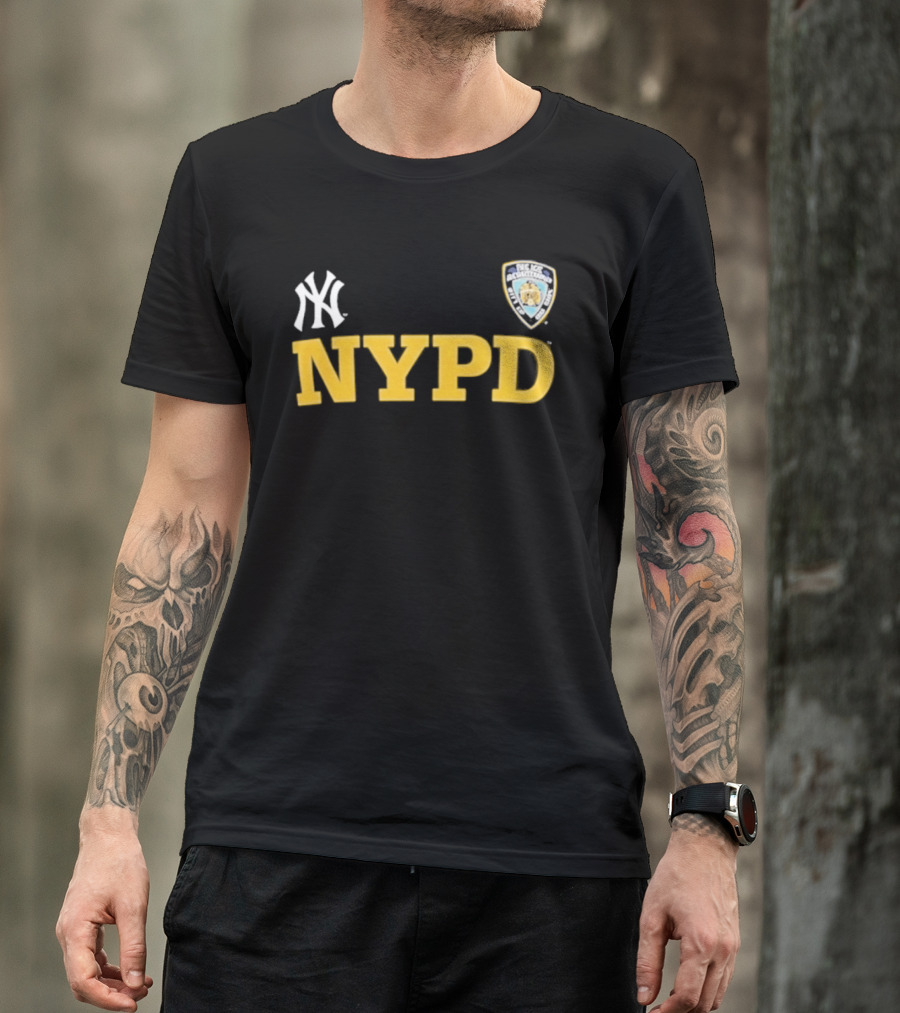 NY Yankees NYPD Honor 911 First Responders 2026 T-Shirt