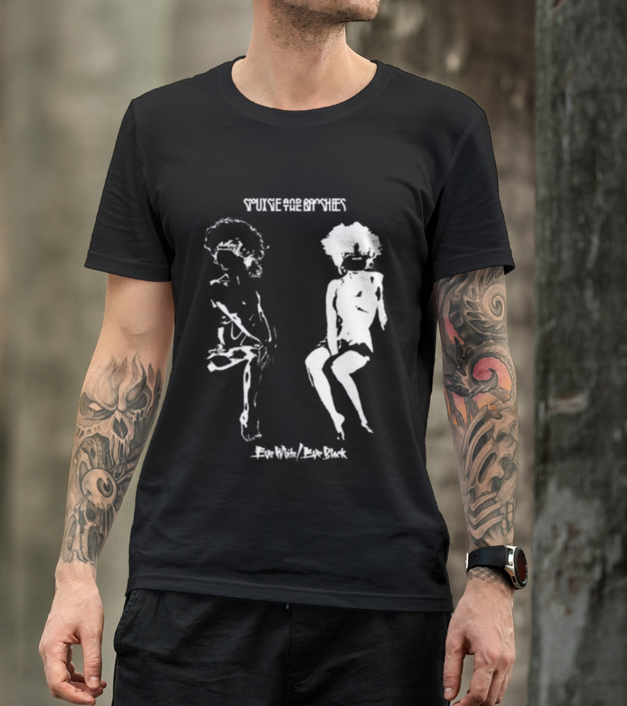 Siouxsie And The Banshees Eve White Eve Black T-Shirt