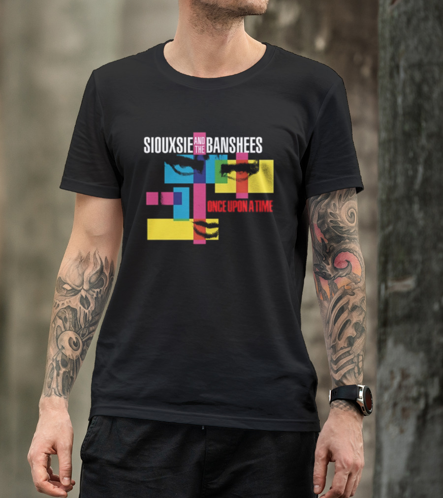 Siouxsie And The Banshees Once Upon A Time 2026 Multicolor Blocks T-Shirt