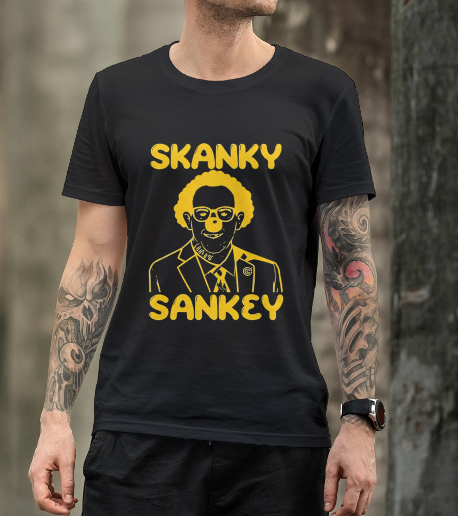 Skanky Sankey LSU Basketball Fan Joke T-Shirt