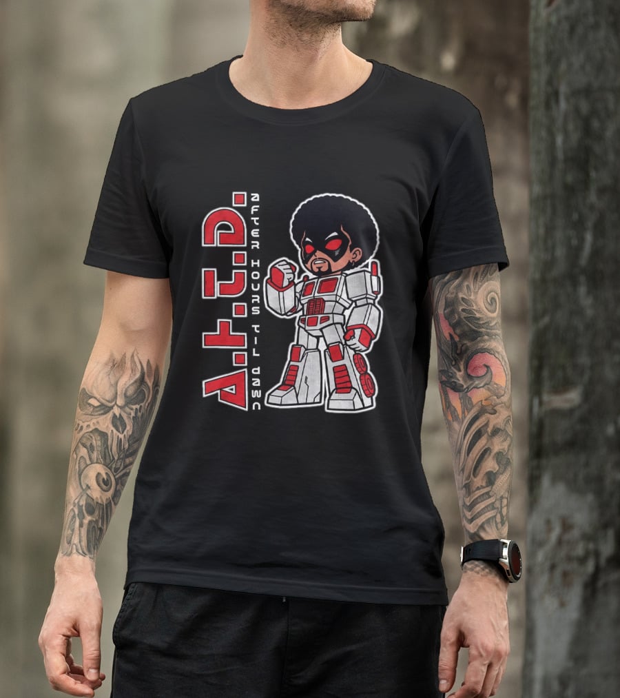 The Weeknd A.F.T.D. After Hours Til Dawn 2026 Asia Tour Tokyo Japan Gundam Pop Up T-Shirt