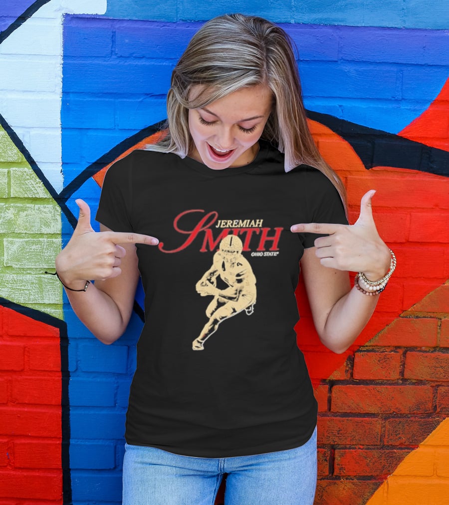 Jeremiah Smith Ohio State Buckeyes Football Athlete T-Shirt